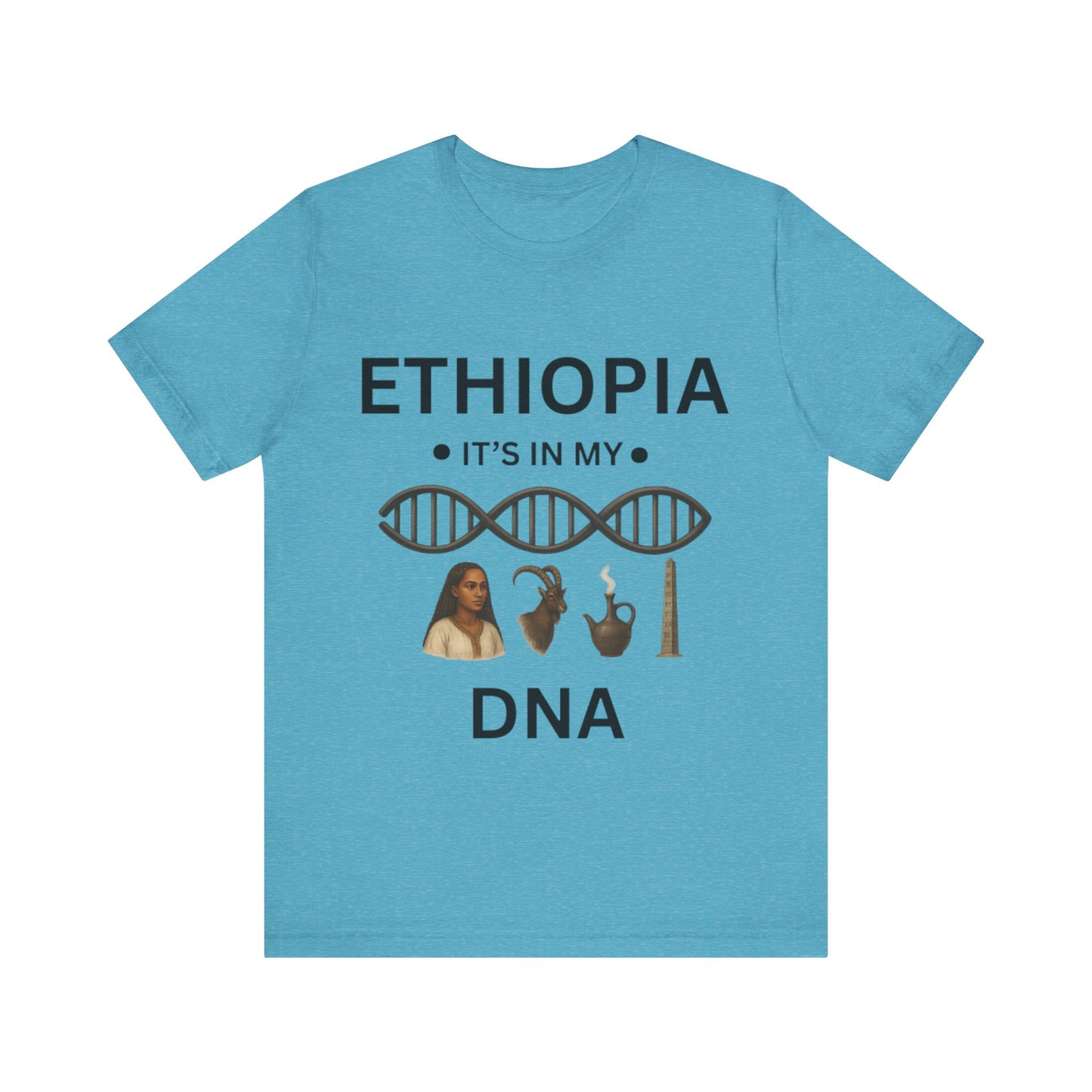 Ethiopia in My DNA #Black Print