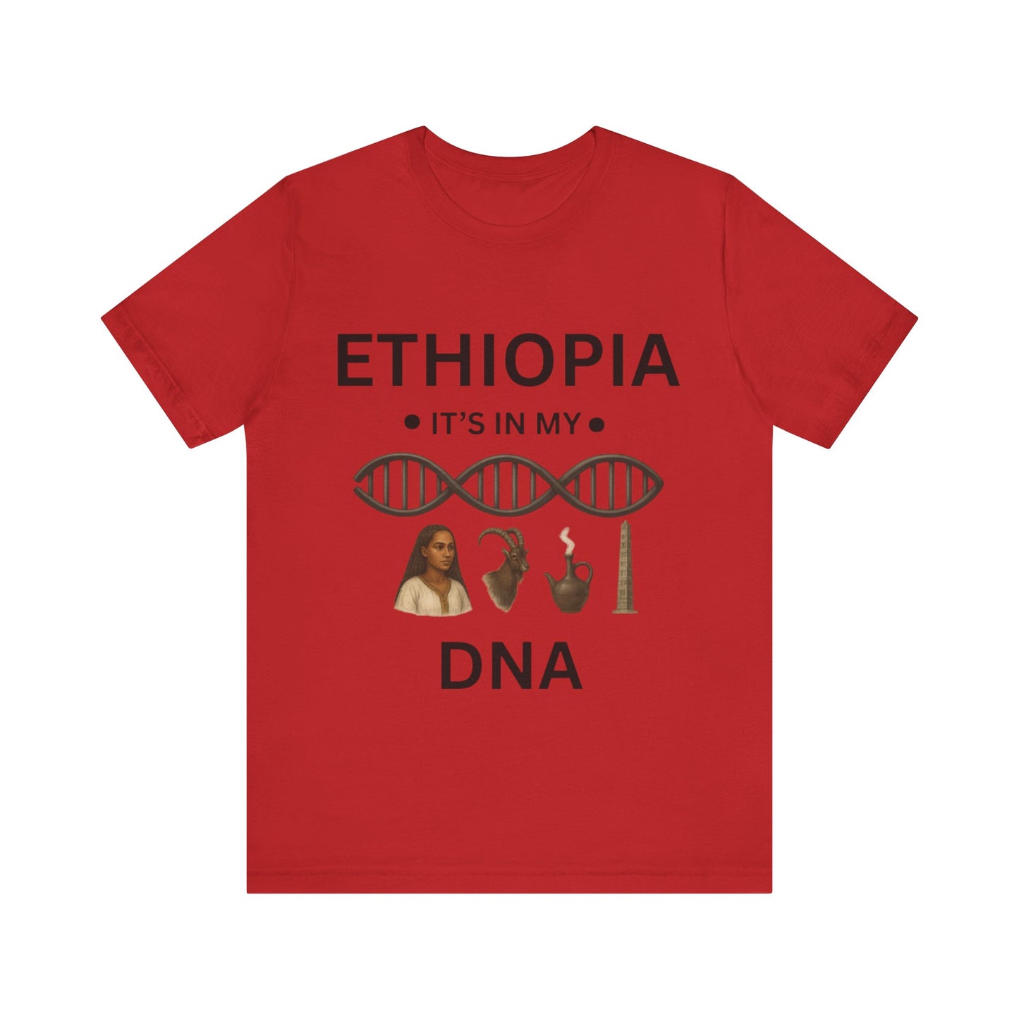 Ethiopia in My DNA #Black Print