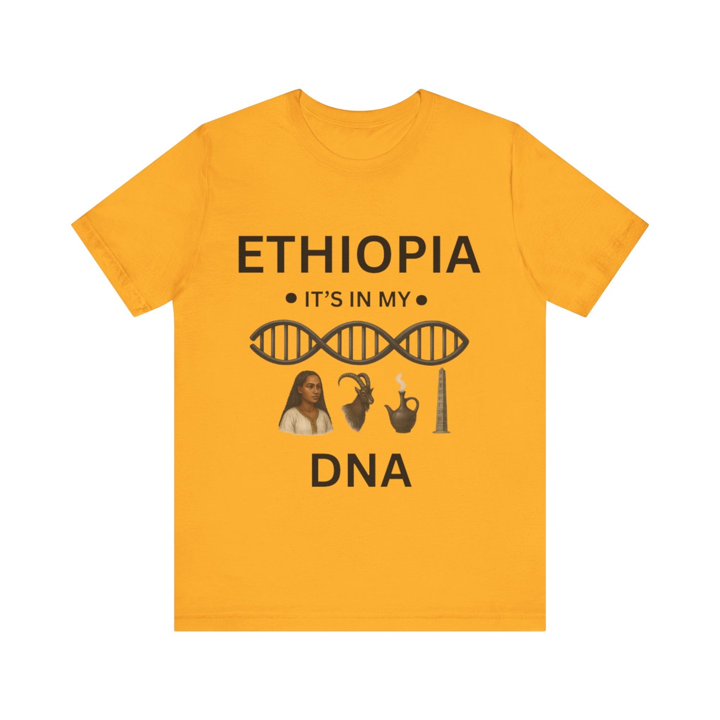 Ethiopia in My DNA #Black Print