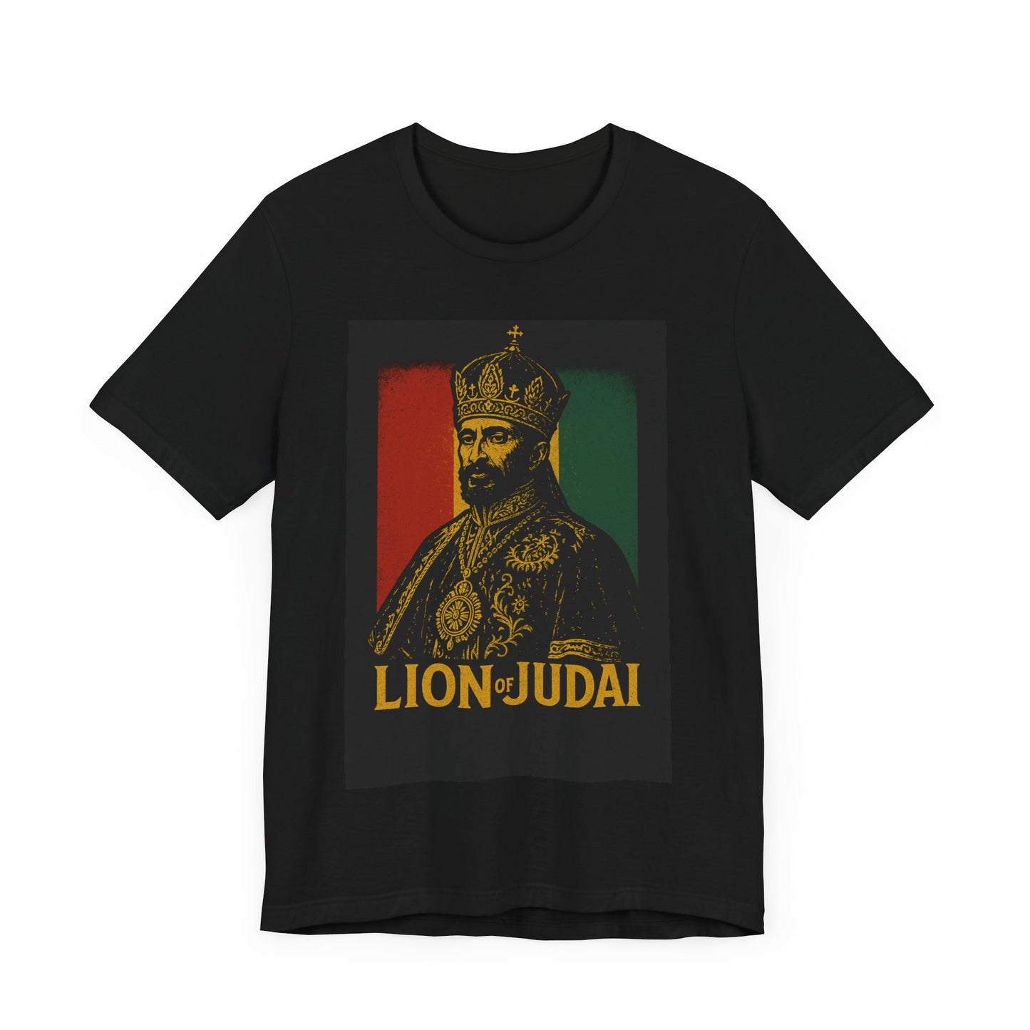 Lion of Judai I Front and back image, black Graphics