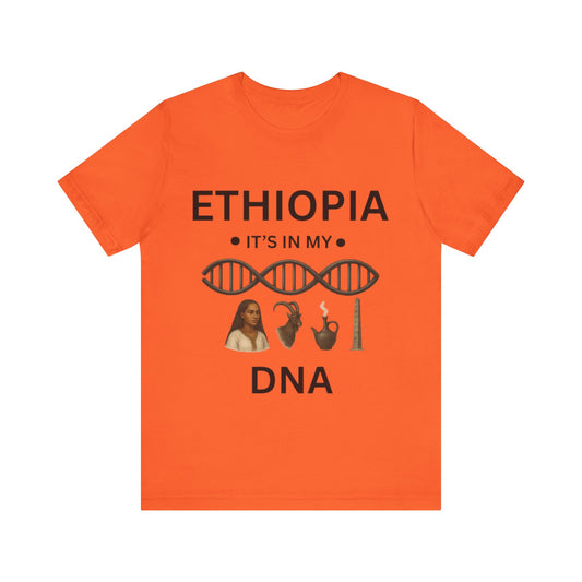 Ethiopia in My DNA #Black Print