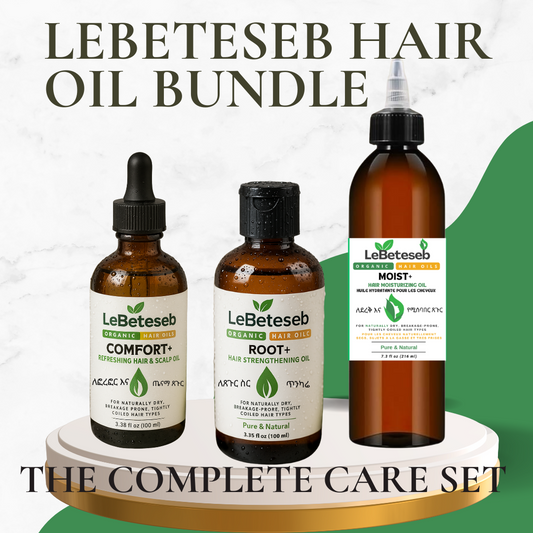 Lebeteseb Hair Oil Bundle – The Complete Care Set