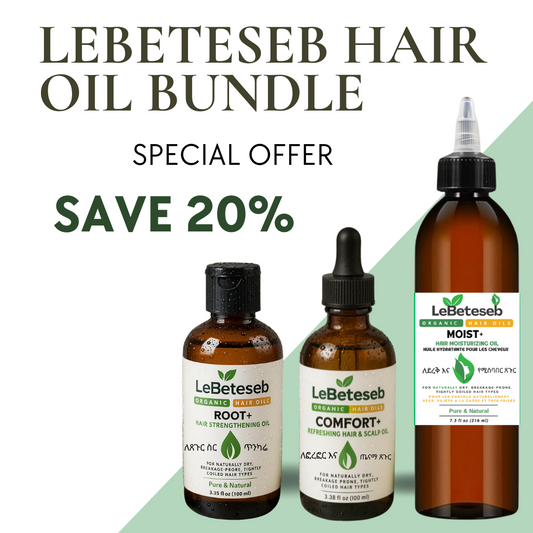 Lebeteseb Hair Oil Bundle – The Complete Care Set