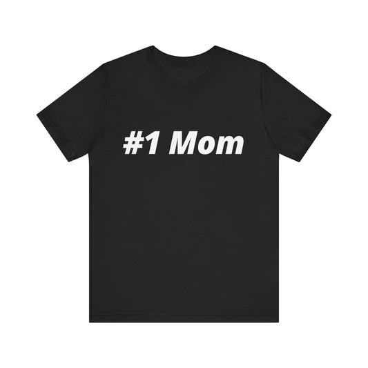 #1 Mom #White Print