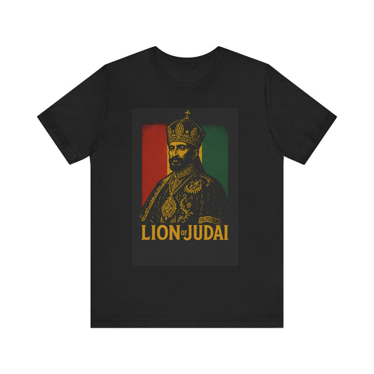 Lion of Judai I Front and back image, black Graphics
